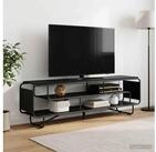 vidaXL TV-Board vidaXL TV-St&auml;nder 180 x 36 x 45 cm Schwarz Eichen-Optik