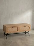 KADIMA DESIGN Lowboard Lowboard 100x45x40 cm TV-Kommode mit Eiche-Dekor &...