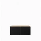 Masseno Lowboard MIVO 100 cm TV-Schrank mit 2 T&uuml;ren Eiche Artisan
