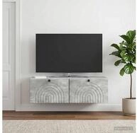 vidaXL TV-Board vidaXL Wandmontierter TV-Schrank Betongrau 99 x 41 x 30 cm