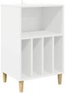 vidaXL Schranksystem Plattenspielerst&auml;nder Wei&szlig; 47 x 39,5 x 74,5 cm...