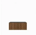 Masseno Lowboard ROVA 100 cm TV-Schrank mit 2 T&uuml;ren Schwarz