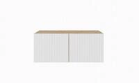 Masseno Lowboard LIVO 100 cm TV-Schrank mit 2 T&uuml;ren Eiche Artisan