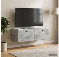 vidaXL TV-Board vidaXL Wandmontierter TV-Schrank 98 x 41 x 30 cm Betongrau