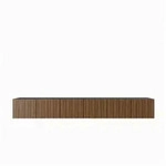 Masseno Lowboard LIVO 300 cm TV-Schrank mit 4 T&uuml;ren Schwarz schwarz 300 cm x...