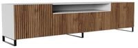 Masseno Lowboard VAREN 200 cm TV-Schrank mit 3 T&uuml;ren Eiche Artisan
