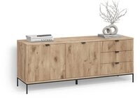 Livinity&reg; Lowboard Aterno, Viking Oak, mit 3 Schubladen, 2 T&uuml;ren (1 St)