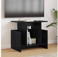 vidaXL TV-Board vidaXL TV-St&auml;nder 2 stk. Schwarz Eichen-Optik Holzwerkstoff