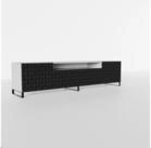 Masseno Lowboard ROVA 200 cm TV-Schrank mit 3 T&uuml;ren Wei&szlig;