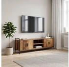 vidaXL TV-Board vidaXL TV-Schrank 167,5 x 33 x 50 cm Altholz Holzwerkstoff