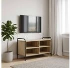 vidaXL TV-Board vidaXL TV-Schrank 140 x 39,5 x 50 cm Sonoma-Eiche Holzwerkstoff
