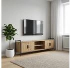 vidaXL TV-Board vidaXL TV-Schrank 167,5 x 33 x 50 cm Artisan-Eiche Holzwerkstoff