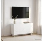 vidaXL TV-Board vidaXL TV-Lowboard 60 x 34,5 x 40 cm Wei&szlig; Holzwerkstoff