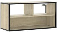 vidaXL TV-Schrank TV-Schrank Sonoma-Eiche 80x31x39,5 cm Holzwerkstoff und Metall