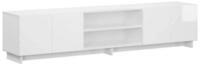vidaXL TV-Schrank TV-St&auml;nder 180 x 34,5 x 40 cm Hochglanz Wei&szlig; Holzwerkstoff...