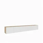 Masseno Lowboard CAVA 300 cm TV-Schrank mit 4 T&uuml;ren Eiche Artisan braun 300 cm...
