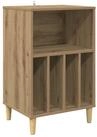 vidaXL Schranksystem Plattenspielerst&auml;nder Artisan-Eiche 47 x 39,5 x 74,5 cm...