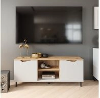 Vicco Lowboard Marelle, Wei&szlig;/Artisan/Artisan, 150 x 60 cm mit 2 T&uuml;ren (1 St)