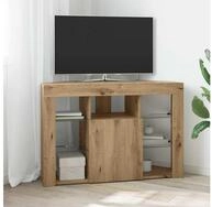 vidaXL TV-Board vidaXL Eck-LED-TV-Schrank 100x40x68cm Artisan-Eiche...