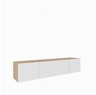 Masseno Lowboard ROVA 200 cm TV-Schrank mit 4 T&uuml;ren Eiche Artisan