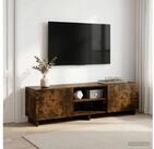 vidaXL TV-Board vidaXL TV-St&auml;nder 140 x 34.5 x 40 cm R&auml;uchereiche...