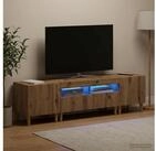 vidaXL TV-Board vidaXL 3-teiliges LED TV Regal ARNHEM 3 stk. Artisan-Eiche