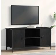vidaXL TV-Board vidaXL TV-Schr&auml;nk 100 x 40 x 50 cm Schwarz Eichen-Optik