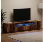 vidaXL TV-Board vidaXL LED-TV-Schrank HOORN 3 stk. Altholz Holzwerkstoff