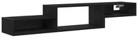 vidaXL Regal Wandmontierter TV-Schrank Wandhalterung Schwarze Eiche, 1-tlg.