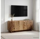 vidaXL TV-Board vidaXL TV-Lowboard 90 x 34,5 x 40 cm Altholz Holzwerkstoff
