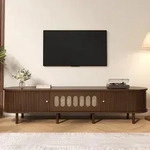 OKWISH TV-Schrank 180x40x40 cm aus MDF in Walnussoptik (Packung, 1-St.,