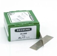 Prebena Handtacker Prebena AL17CLS Tackern&auml;gel Produktabmessung, L&auml;nge 17 mm...