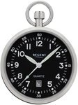 Regent Taschenuhr P777, (Set, 2-tlg., mit Kette), Quarzuhr, Herrenuhr, Datum,