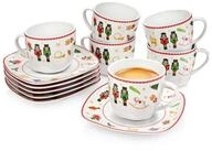 S&Auml;NGER Tasse Bilgola, 12-tlg., Porzellan, Nussknacker, 12 tlg. Kaffeetassen...