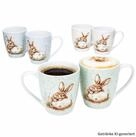Ritzenhoff & Breker Becher Ritzenhoff 6er Set Kaffeebecher Bunny 300ml Hase...