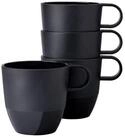 Mepal Becher Silueta Henkelbecher 300 ml 4er Set, 4-tlg., Kunststoff
