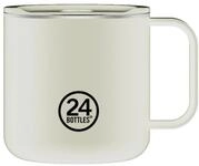 24 Bottles Becher Casa Mug Cotton 340ml, 18/8 Edelstahl / Polypropylen / Silikon