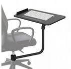 Maclean Tastaturhalterung MC-139 Tastaturablage zur Befestigung am Sessel,
