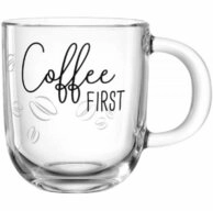 LEONARDO Tasse Leonardo Glastasse Coffee First (400ml)