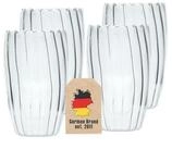 Intirilife Latte-Macchiato-Glas, 4-tlg., Glas, Doppelwandiges Kaffeeglas Teeglas