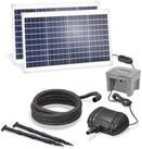 esotec Bachlaufpumpe Solar Bachlaufpumpenset 70/2800 + 12,8V/12Ah...