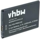 vhbw Akku Ersatz f&uuml;r Panasonic KX-PRA10EX, KX-PRA10 f&uuml;r Mobilfunk (1500 Akku...