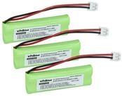 vhbw Akku passend f&uuml;r Medion MD93035, MD83542 Festnetz & DECT (500 mAh, 2,4...