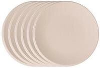 Villeroy & Boch Speiseteller NewMoon Speiseteller &oslash; 27 cm 6er Set, (6 St)