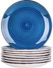 LuxusKollektion Speiseteller Speiseteller Steingut Tellerset 27 x 2,8 cm - 8...