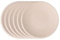 Villeroy & Boch Brotteller NewMoon Brotteller beige &oslash; 16 cm 6er Set, (6 St)