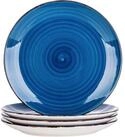LuxusKollektion Speiseteller Speiseteller Steingut 4pcs Speiseteller 27 x 2,8 cm