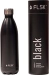 FLSK Trinkflasche FLSK Trinkflasche 1L Black