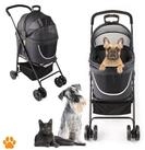 My Duque Hundebuggy Coco 2in1 Hundebuggy, Haustier Buggy bis 15 kg faltbar, 2in1