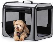 LuxusKollektion Hunde-Transportbox Hundetransportbox faltbar atmungsaktiv...